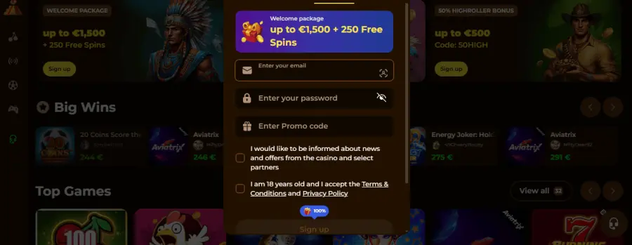 Rolldorado bonus code